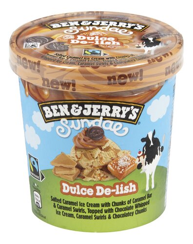 Ben & Jerry's Dulce De-lish Sundae 427ml bij Besteldesk.nl