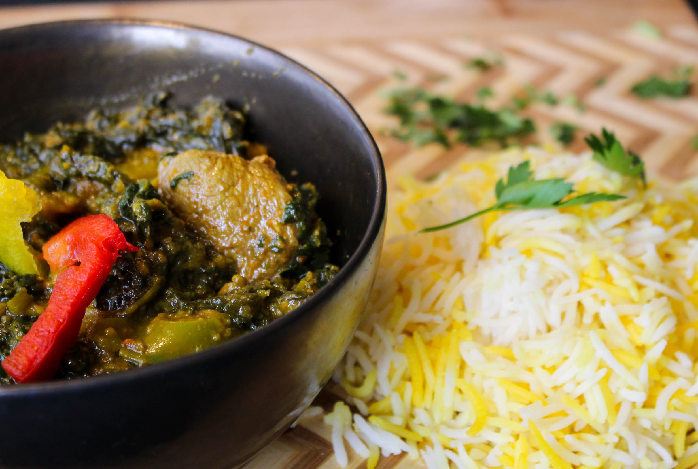 Saag gosht bij Besteldesk.nl