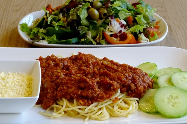 Spaghetti bolognese menu bij Besteldesk.nl