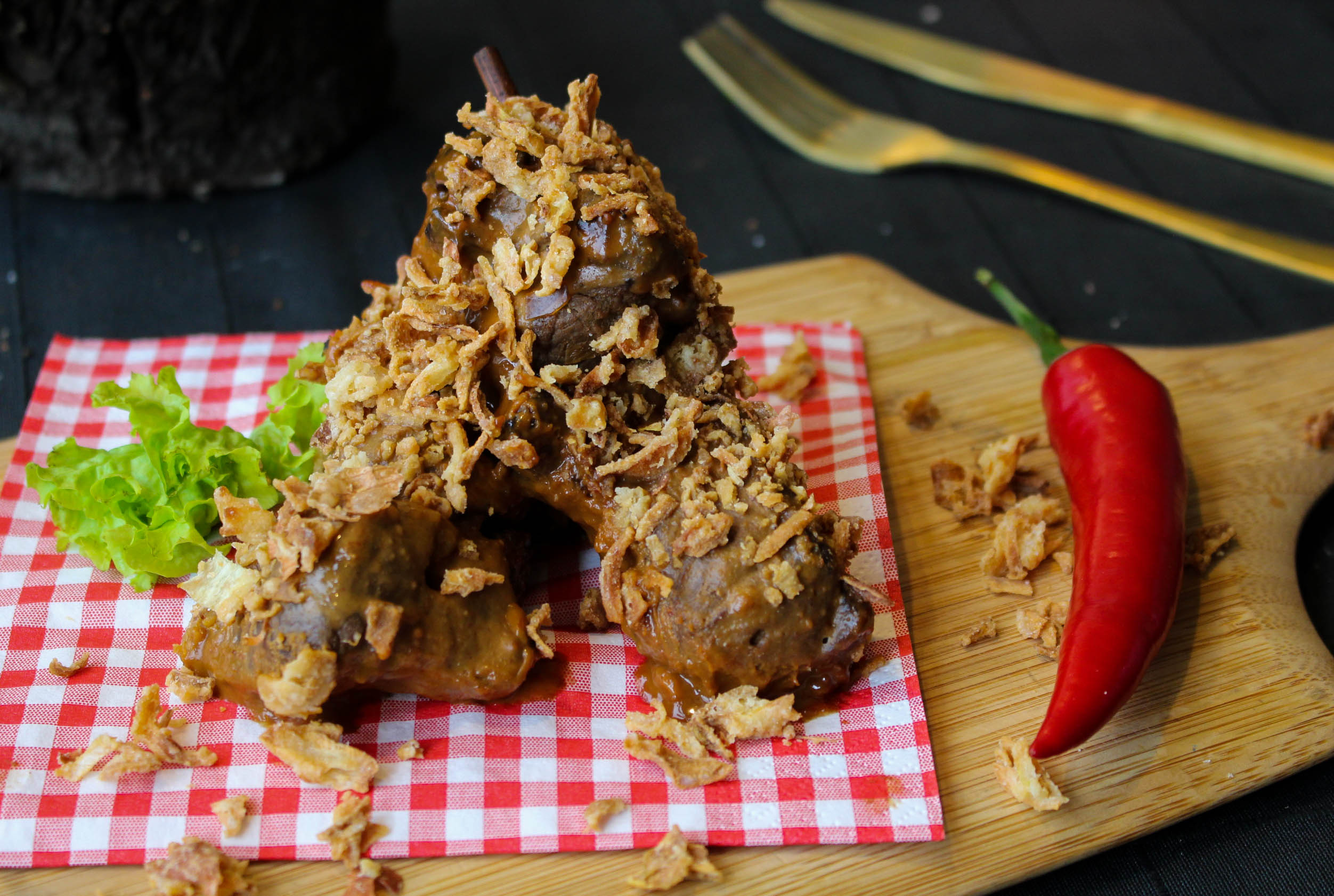 Pittige BBQ Saté menu bij Besteldesk.nl