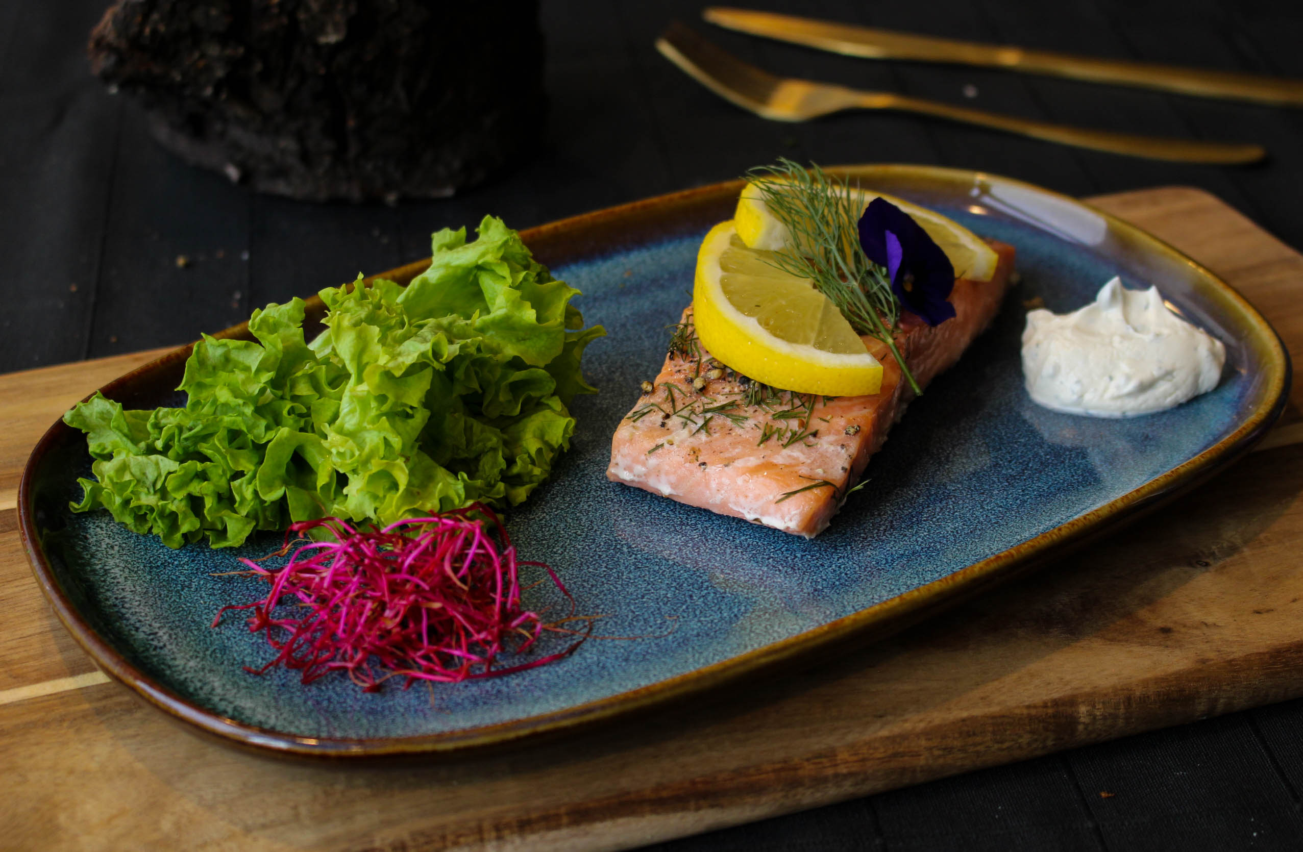 Zalmfilet menu bij Besteldesk.nl