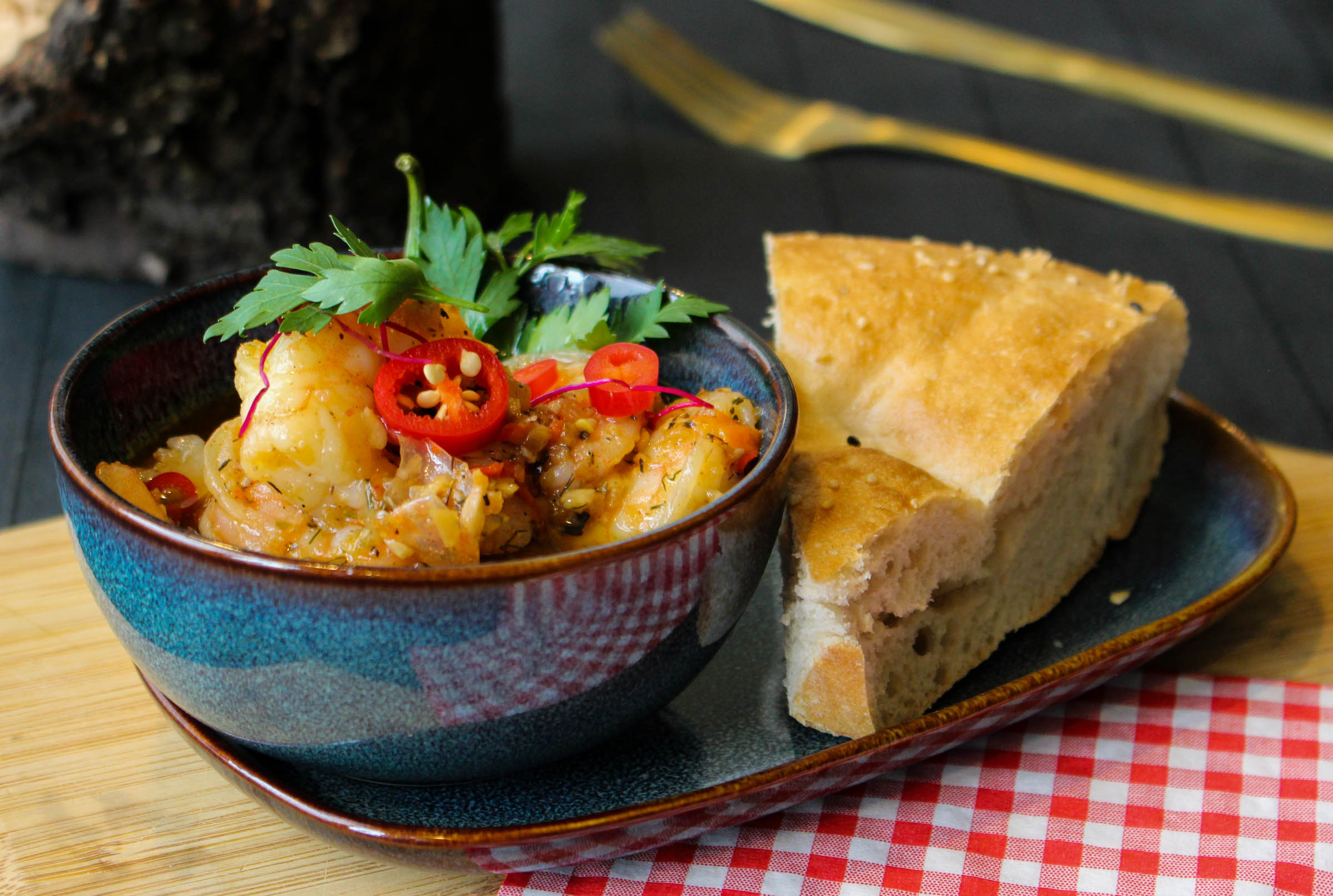 Gamba´s pil pil bij Besteldesk.nl