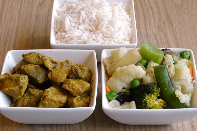 Lamscurry met basmati rijst en wokgroenten bij Besteldesk.nl