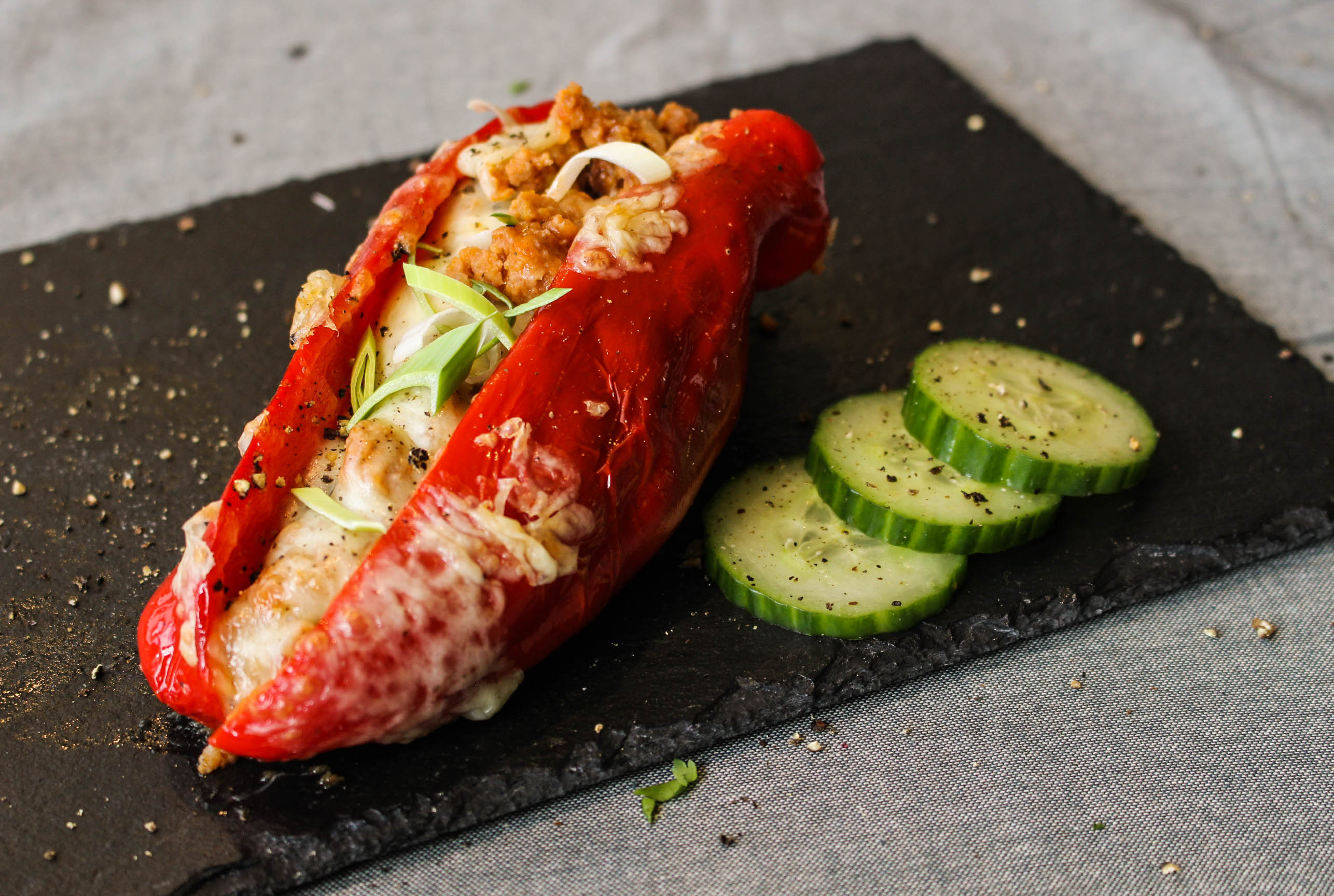 Gevulde paprika gehakt bij Besteldesk.nl