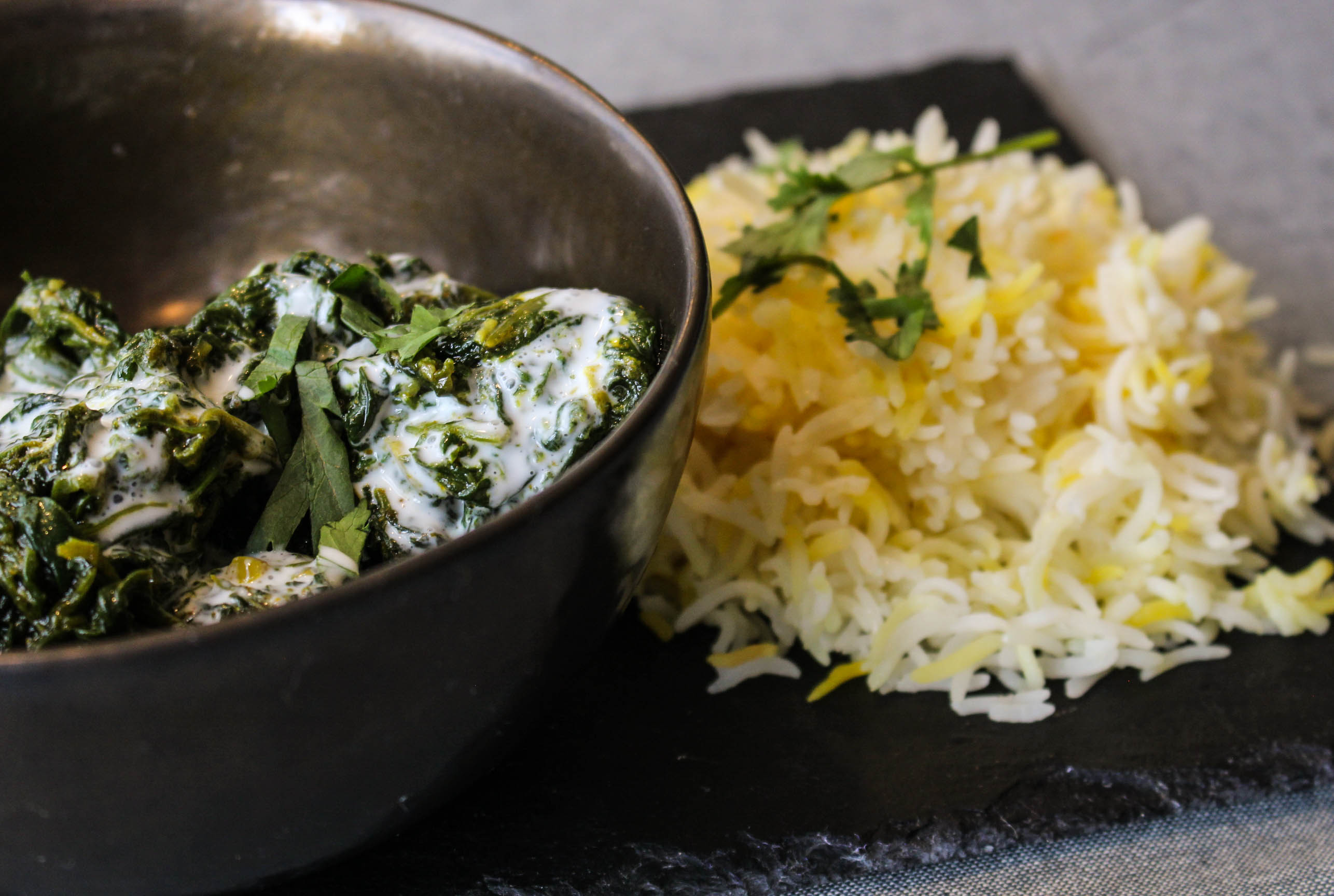 Indian vegetarische saag bij Besteldesk.nl