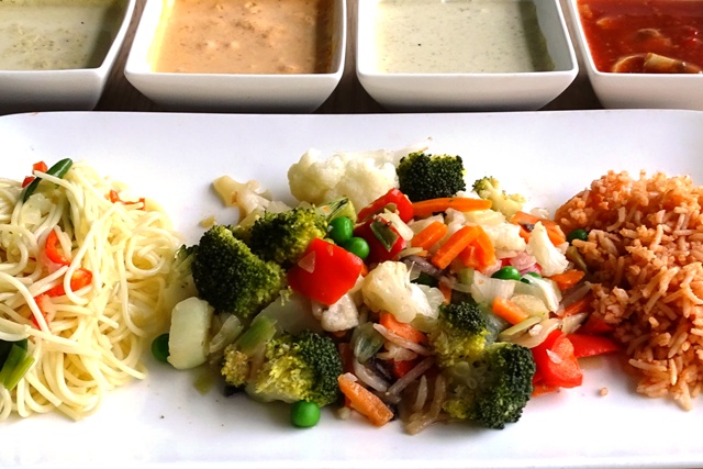 wokschotel vegetarisch bij Besteldesk.nl